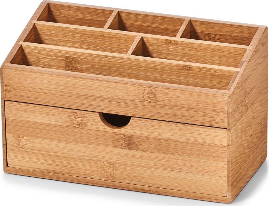 Selsey SELSEY Organizer Wondle z przegrodami i szufladą bambusowy