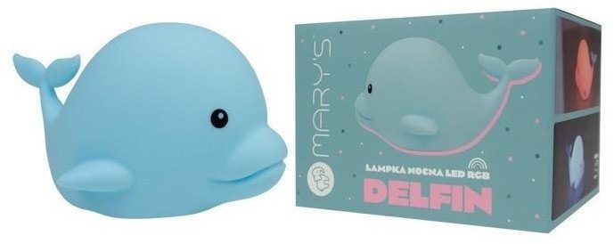 Lampka nocna LED RGB delfin