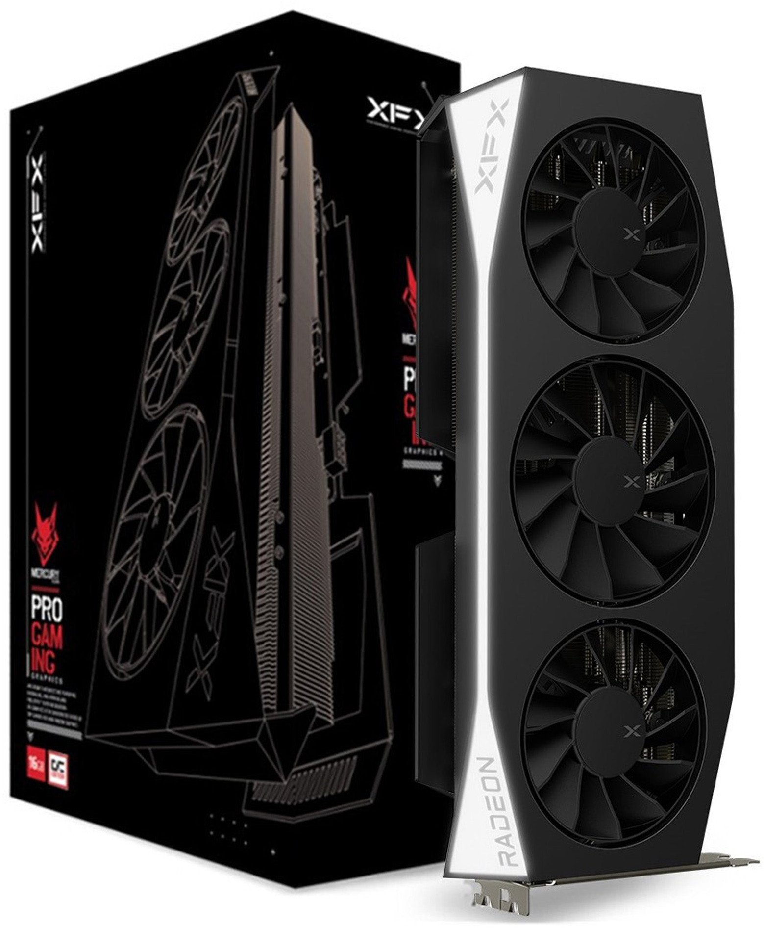 Karta graficzna XFX Mercury Radeon RX 9060 XT OC Gaming 16GB GDDR6 (RX-96TMERCB9)