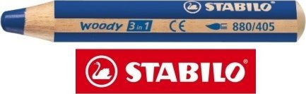 Stabilo Kredka woody 3w1 stabilo ultramaryna