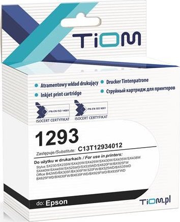 Tusz Tiom Tusz Tiom do Epson 1293 | C13T12934012 | 390 str | magenta