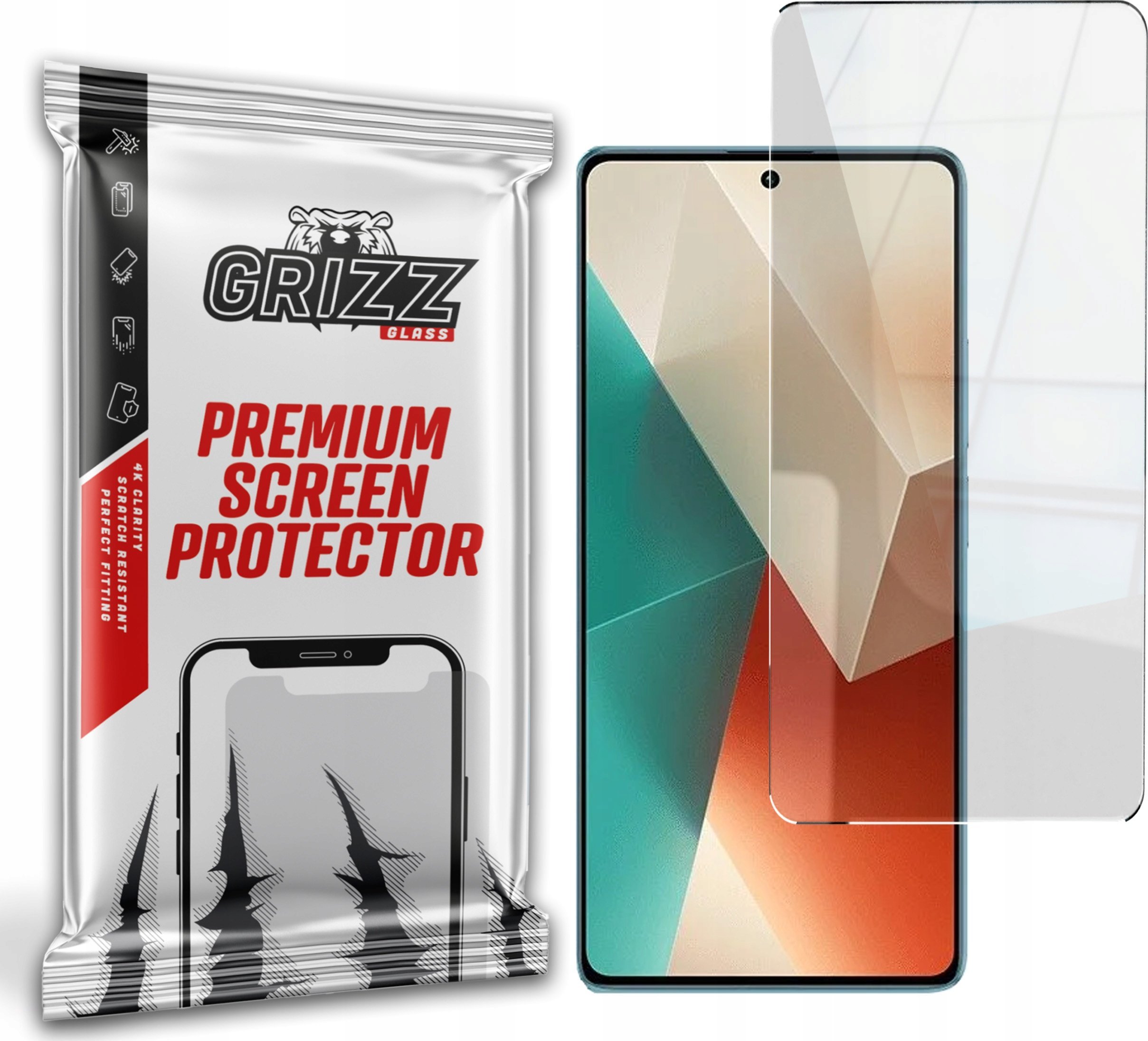 GrizzGlass Szkło hybrydowe GrizzGlass HybridGlass do Xiaomi Redmi Note 13 5G