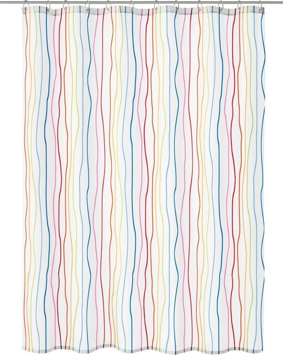 Kleine Wolke Kleine Wolke Jolie Tekstylna Zasłona prysznicowa Multicolor 240x180 cm