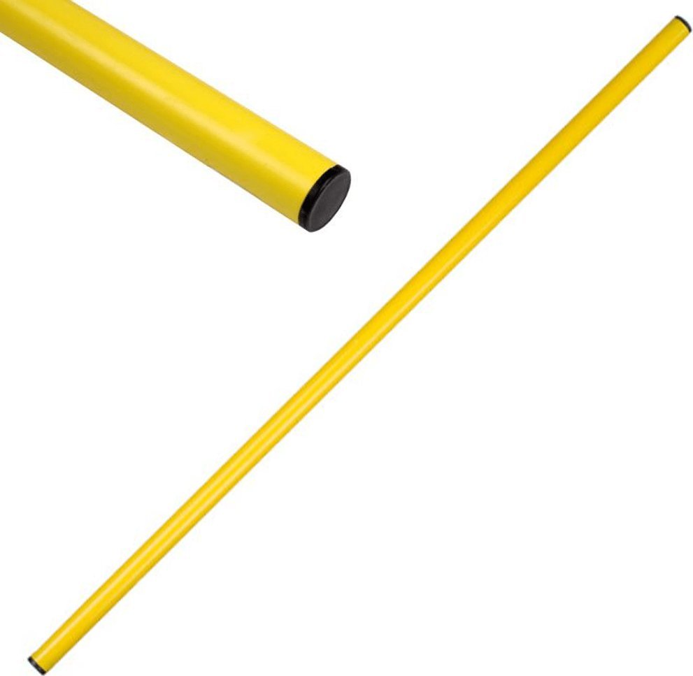 Korbi LASKA TYCZKA TRENINGOWA GIMNASTYCZNA żółta 150cm