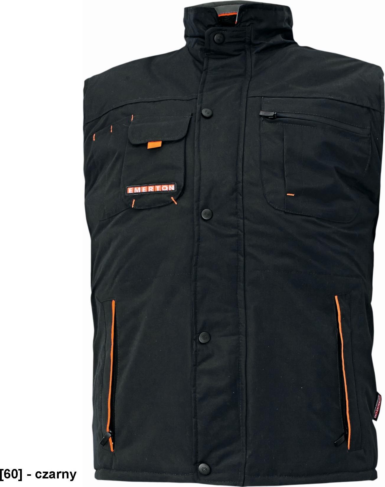 CERVA EMERTON - kamizelka zimowa - czarny XXL