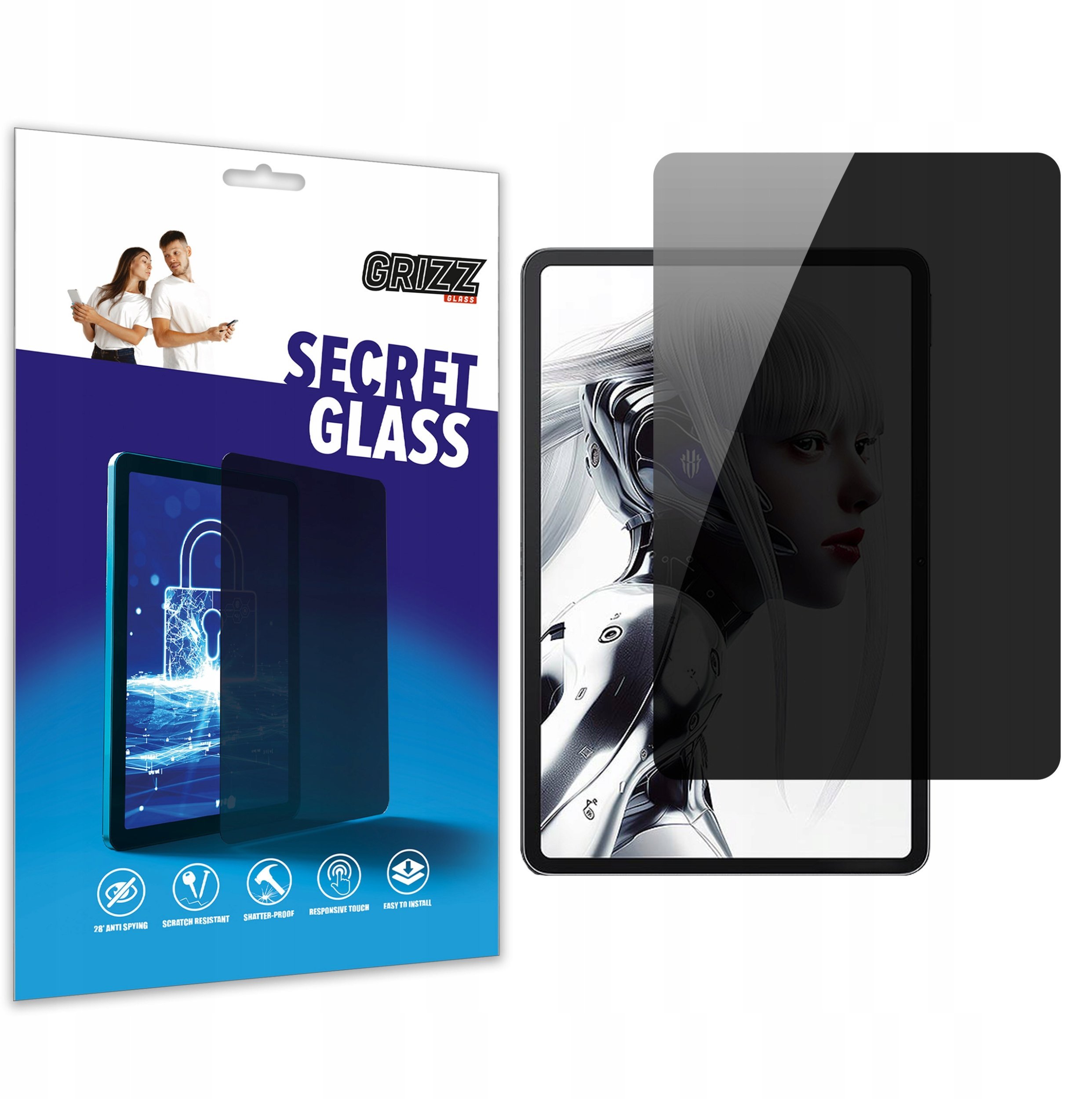 Szkło prywatyzujące GrizzGlass SecretGlass do Nubia Red Magic Nova