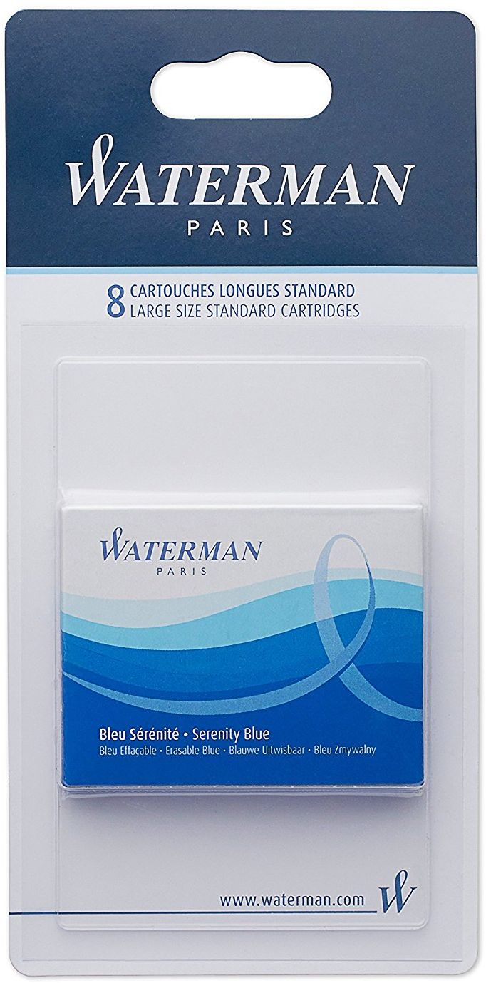Waterman Atrament Waterman Tintenpatrone Stand. Serenity Blue (S0713021)