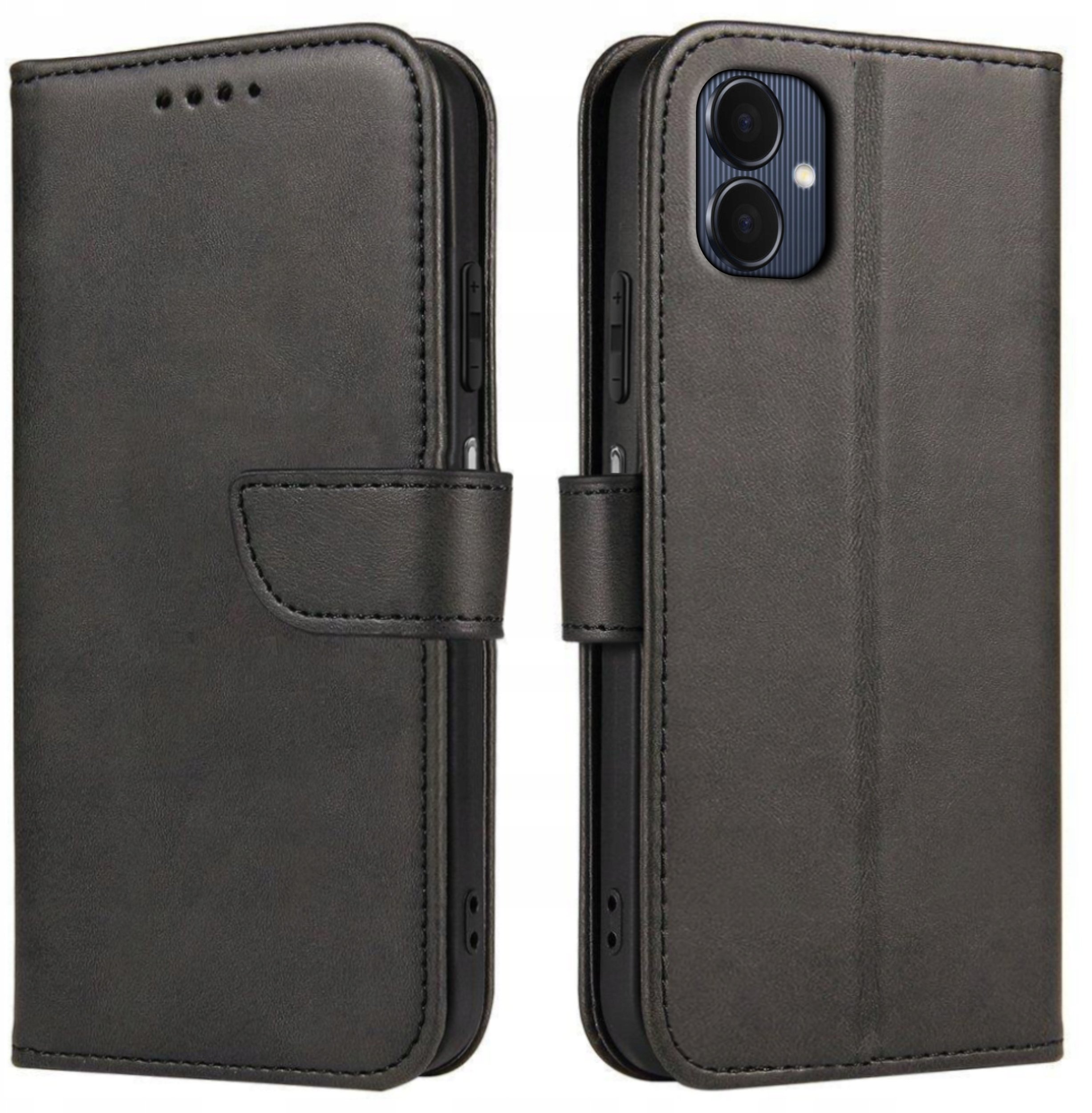 Etui do Samsung Galaxy A06 | Skórzane PORTFEL SKIN CASE + Szkło 9H