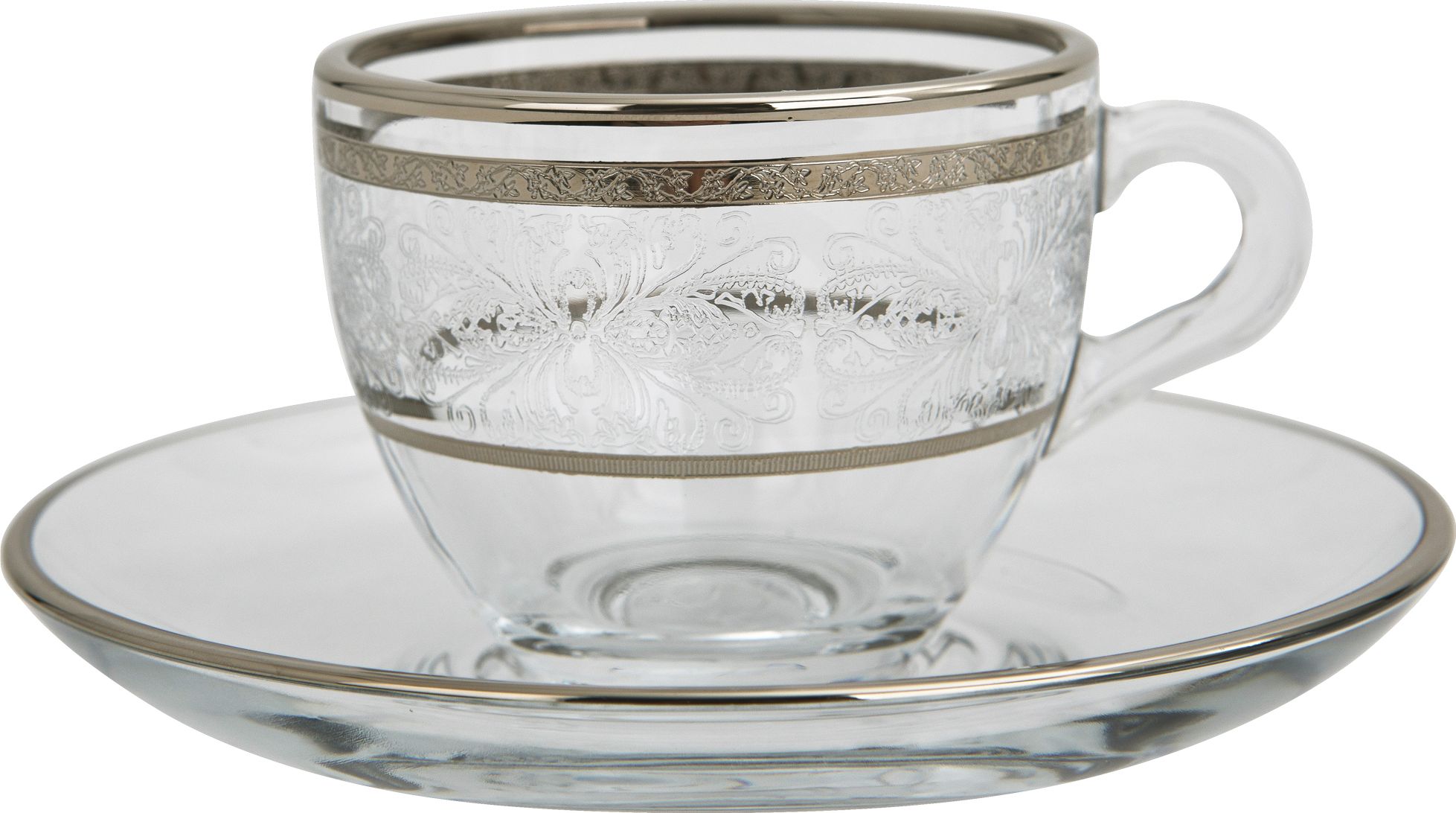 Combi dla Witeks Zestaw 6 filiżanek do espresso 60 ml + spodki Laura