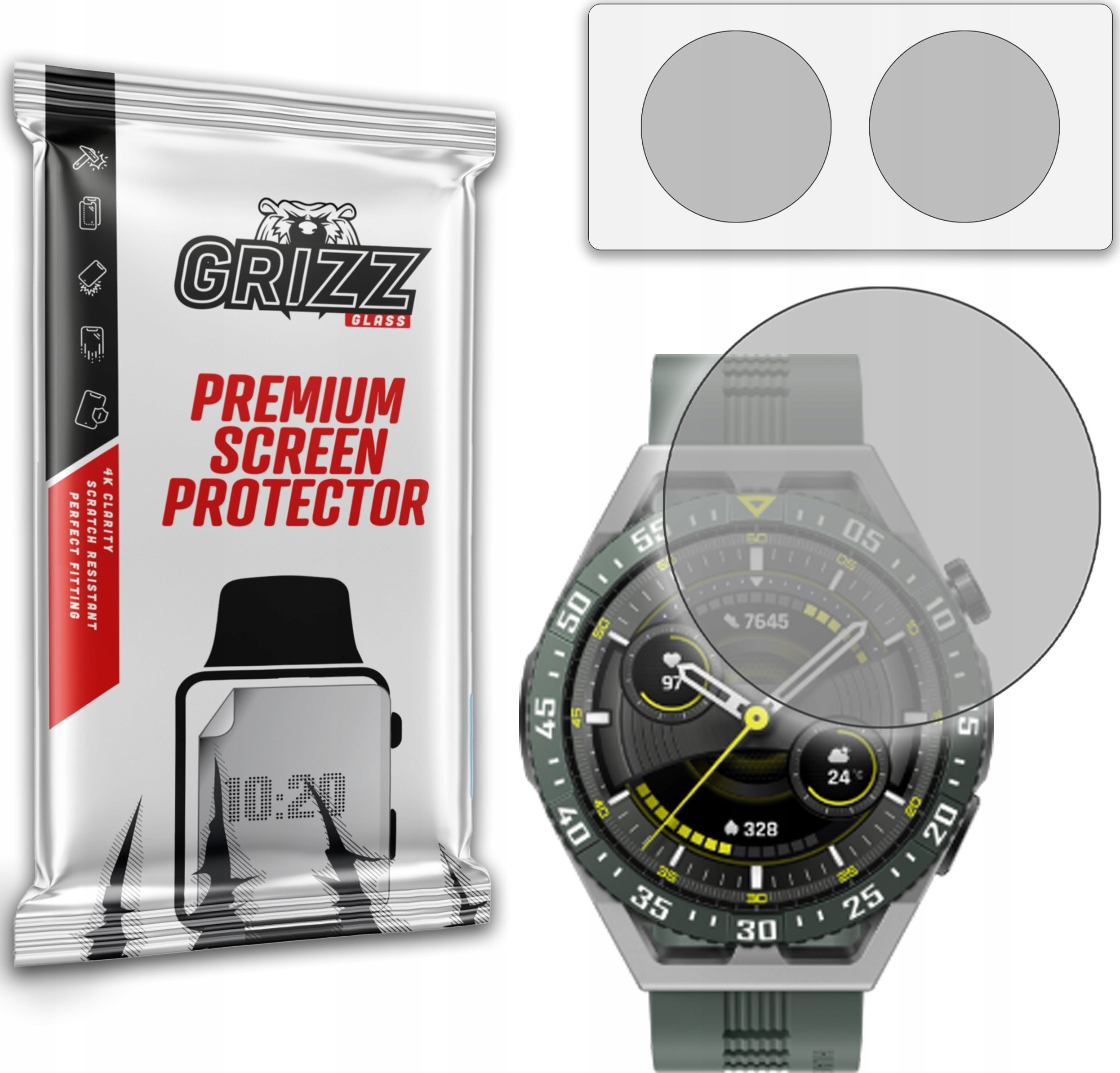GrizzGlass Folia matowa GrizzGlass PaperScreen Huawei Watch GT 3 SE 46mm