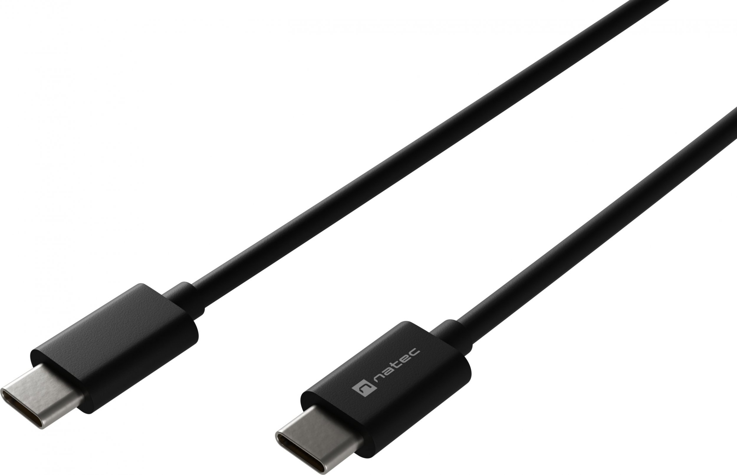 Kabel USB Natec USB-C - USB-C 2 m Czarny (NKA-2147)