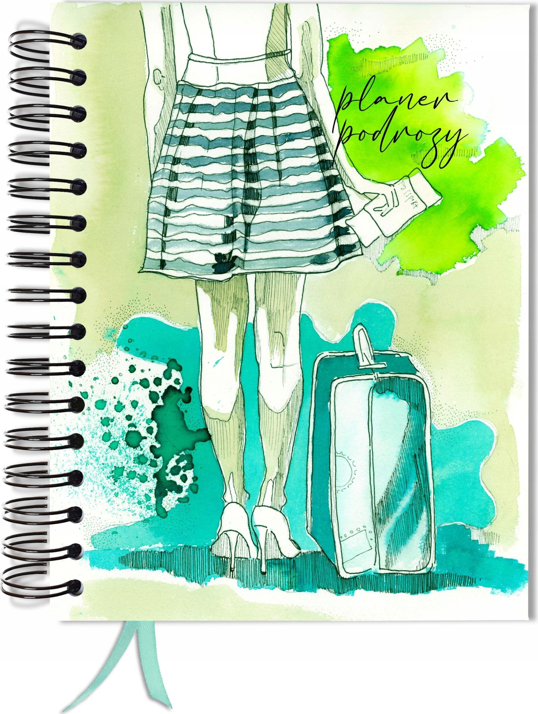 TadaPlanner Travelbook dziennik podróżnika TaDa Planner A5+ pamiętnik notes podróży