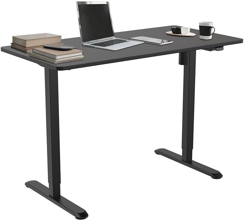 BIURKO Z REGULACJĄ WYSOKOŚCI ELEKTRYCZNE CZARNE