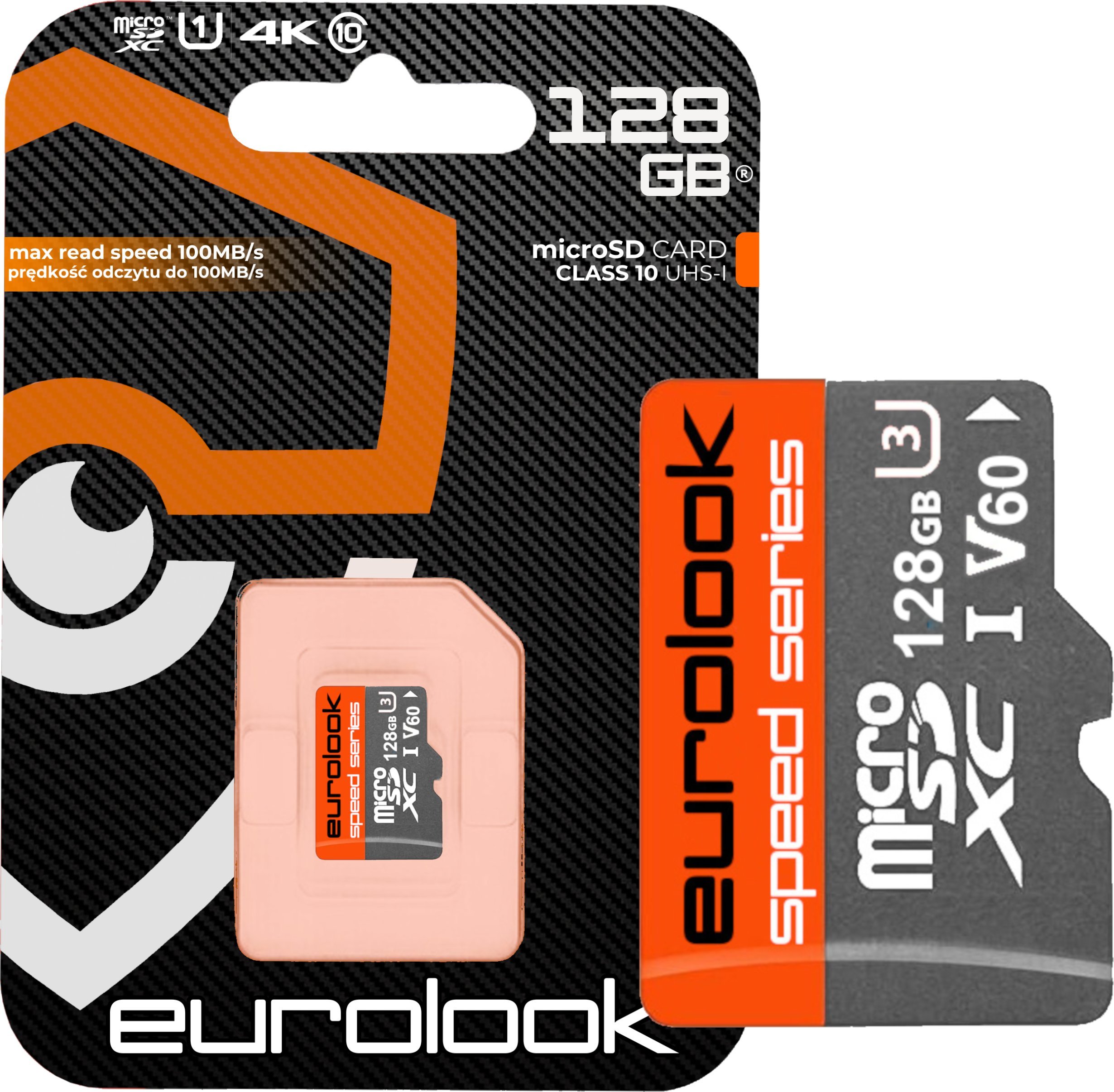 Karta Eurolook Karta Pamięci Micro SD Class 10 128 GB EUROLOOK