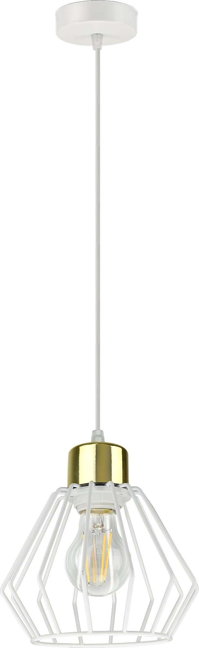 Lampa wisząca Orno WAYA lampa wisząca, moc max. 1x60W, E27, biała