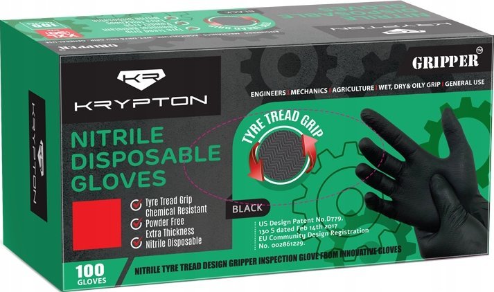 Rękawice Krypton Gripper rozmiar 8 - M 25 par