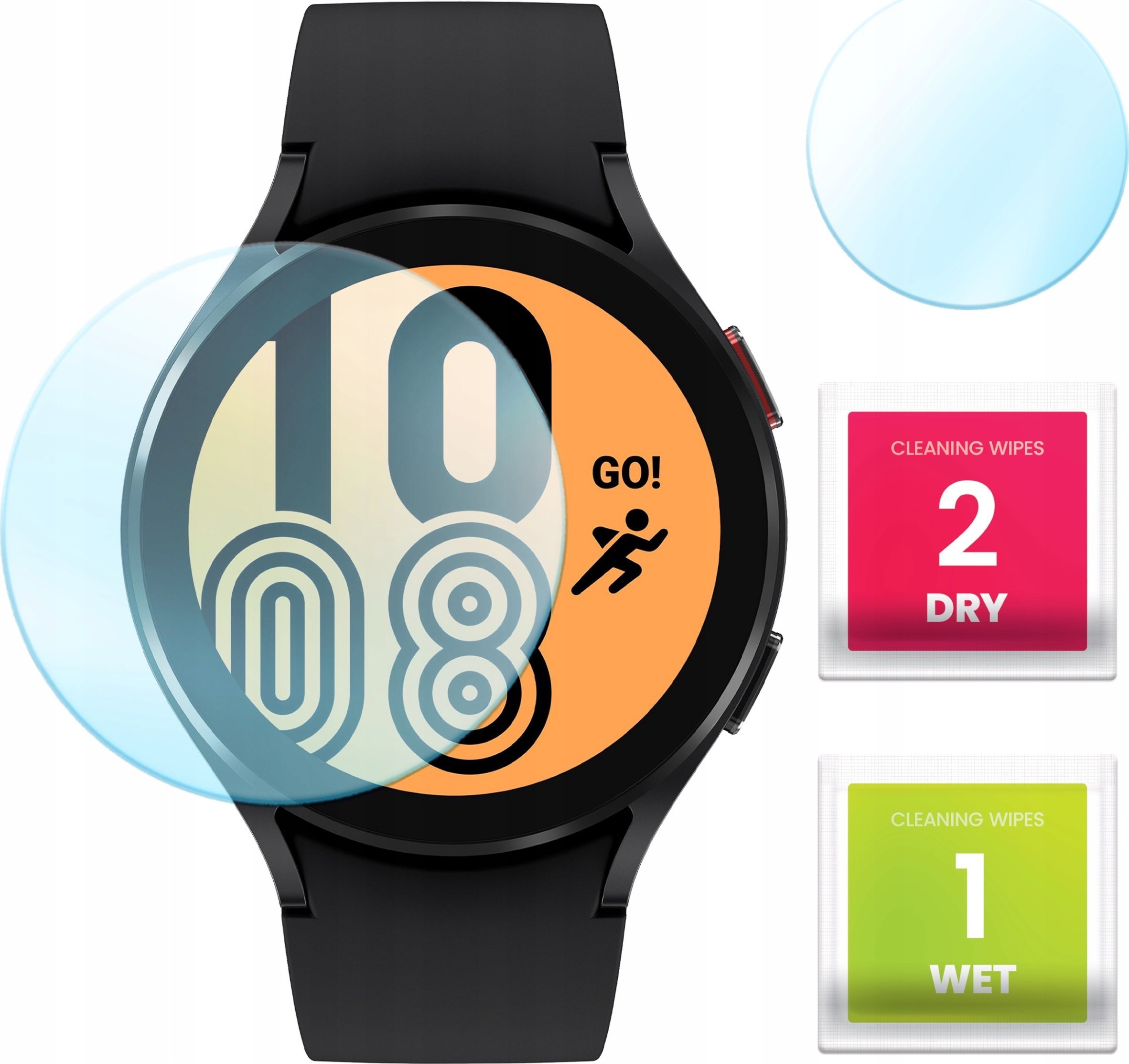 Hello Case Szkło Hybrydowe do Samsung Galaxy Watch 4 / 5 / 6 (40 mm) (Ochronne)