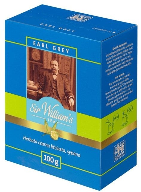 Sir Williams Herbata czarna liściasta Earl Grey 100g