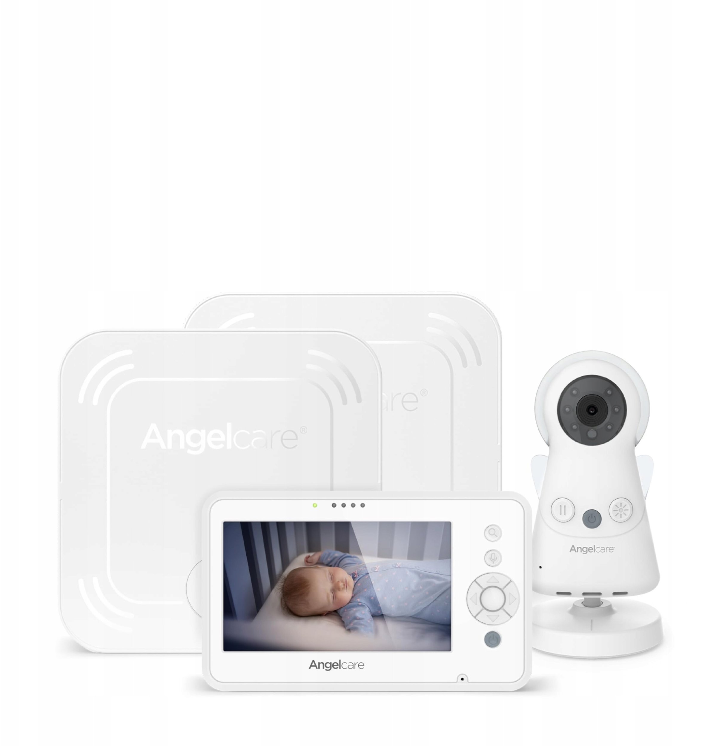 Angelcare AC25-SP 3 w 1 monitoring dziecka wideo audio ruch z 2 matami