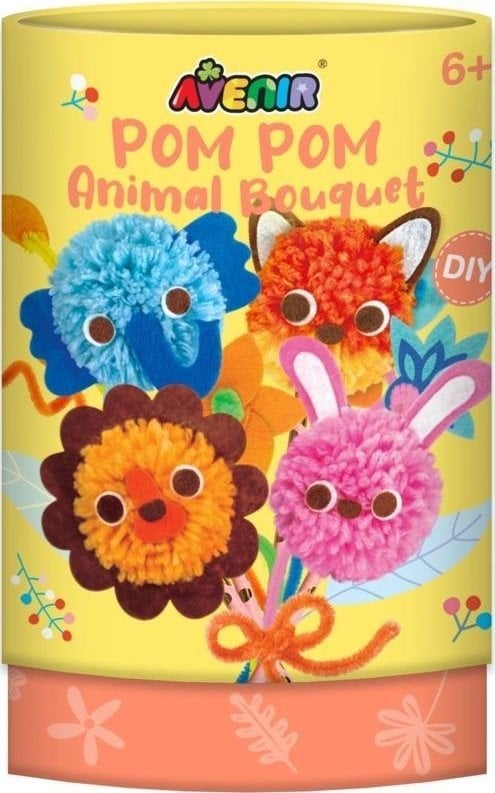Pom Pom Bukiet z pomponami Zwierzęta