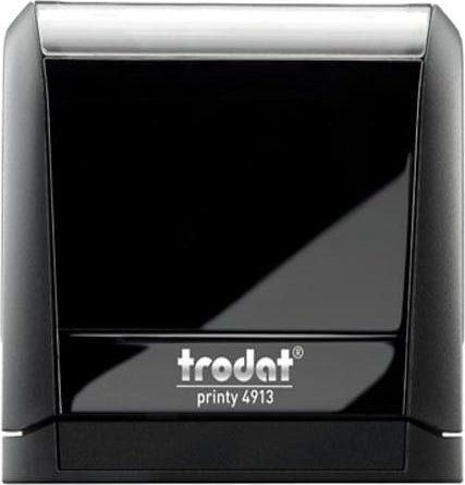 Trodat Pieczątka, czarna 4913 - 58X22mm