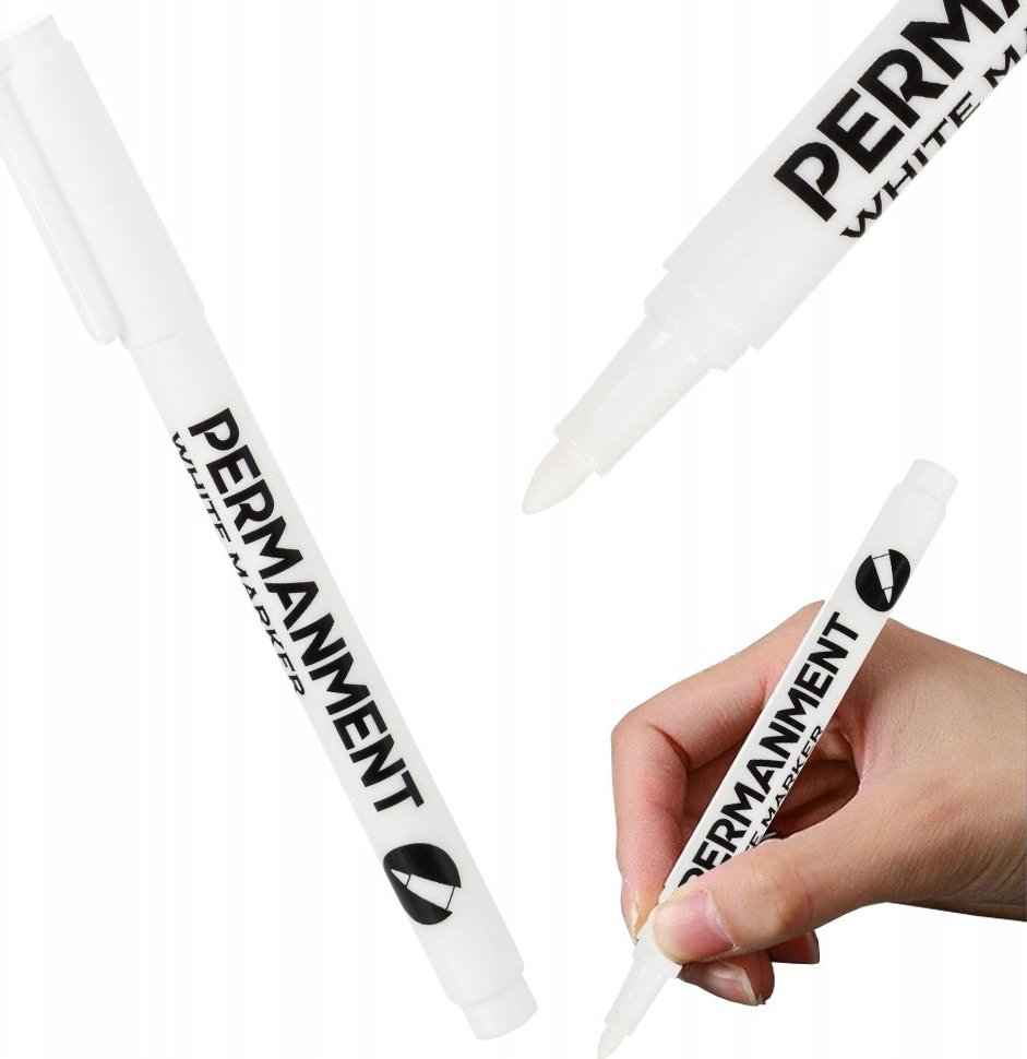 Verk MARKER PISAK PERMANENTNY BIAŁY DO OPON SZYB STALI