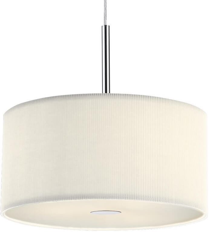 Jadalniana lampa wisząca Zaragoza ZAR1033 Dar Lighting srebrna kremowa