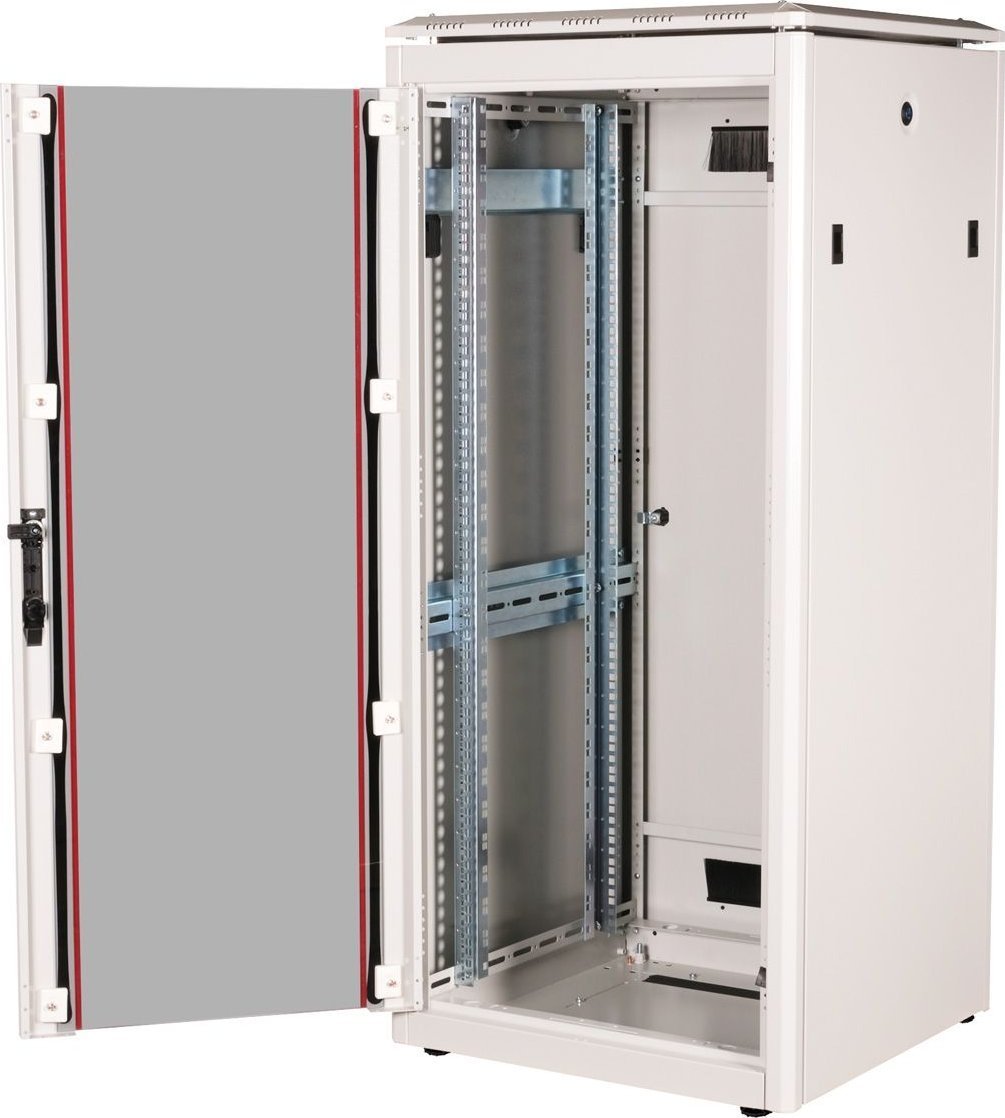 Szafa Roline ROLINE Netzwerkschrank Pro 48,26cm 19Zoll 26 HE 600x600 BxT Glast�r grau