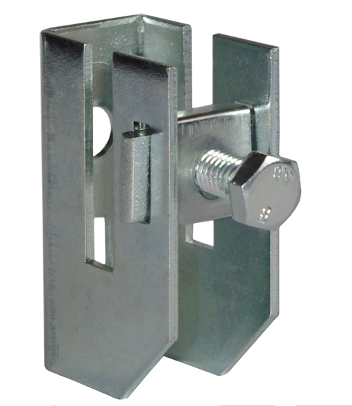 Elko-Bis Uchwyt do bednarki ze śruba dociskową 40x9mm ocynkowany