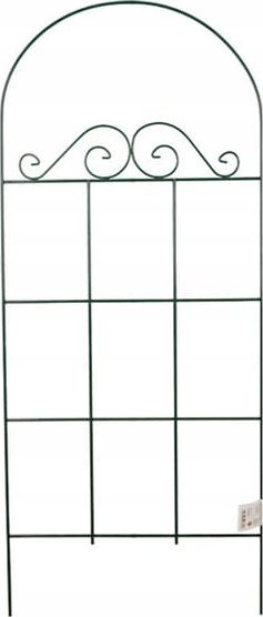 Kratka ogrodowa do roślin pnących z łukiem 60x150cm podpora ciemnozielona