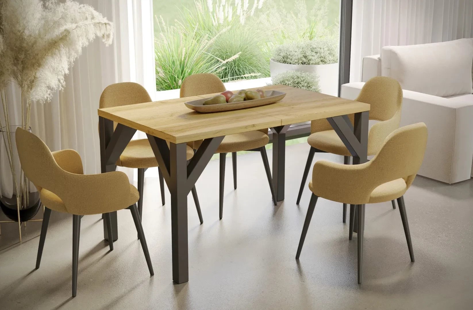 Stół rozkładany BALTIKA 130(240)x90 dąb natura ENDO