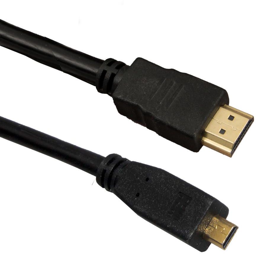 Kabel Esperanza HDMI Micro - HDMI 2m czarny (EB204 - 5901299947937)