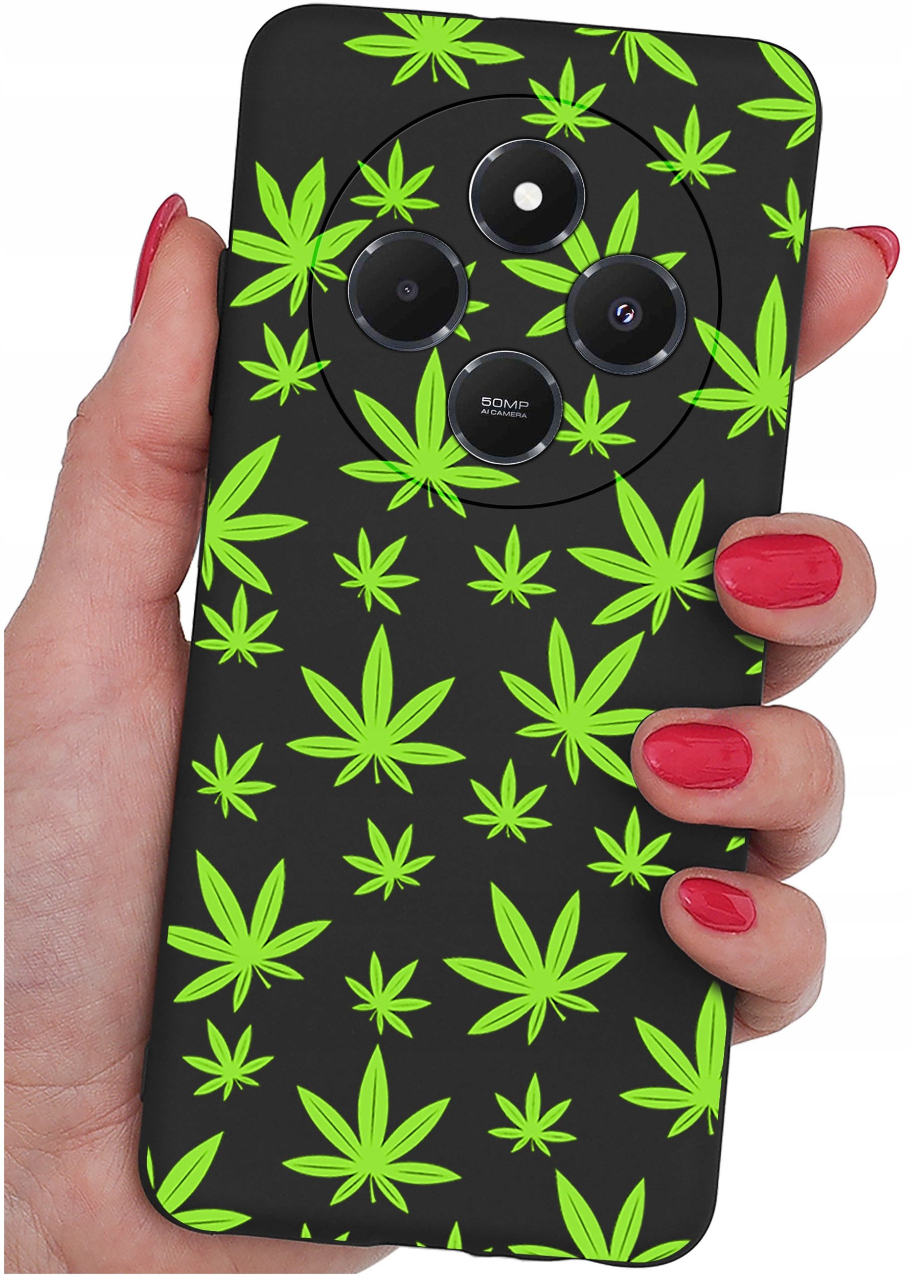 krainaGSM Etui do Xiaomi Redmi 14C WZORY SILIKONOWE MATT CASE + SZKŁO 9H