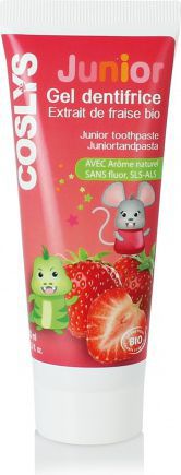 Coslys Truskawkowa pasta do zębów dla dzieci, 50ml