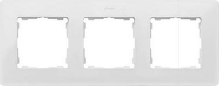 Kontakt-Simon Simon Detail 82 Ramka potrójna Detail ORIGINAL-mono BIAŁA / podstawa Szary ciepły 8200630-029