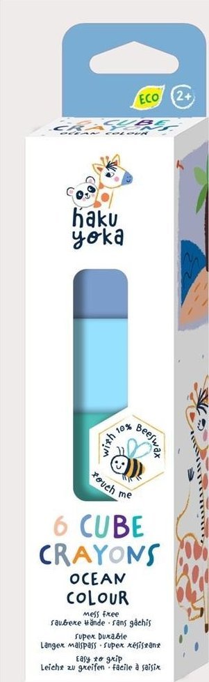Kredki kostki - Ocean 6szt
