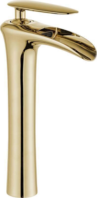 Bateria umywalkowa Mexen Mexen Lyra bateria umywalkowa wysoka, złota - 745310-50