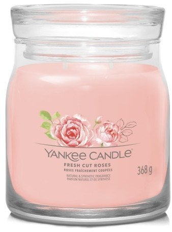 YANKEE CANDLE_Świeca zapachowa Fresh Cut Roses 368g
