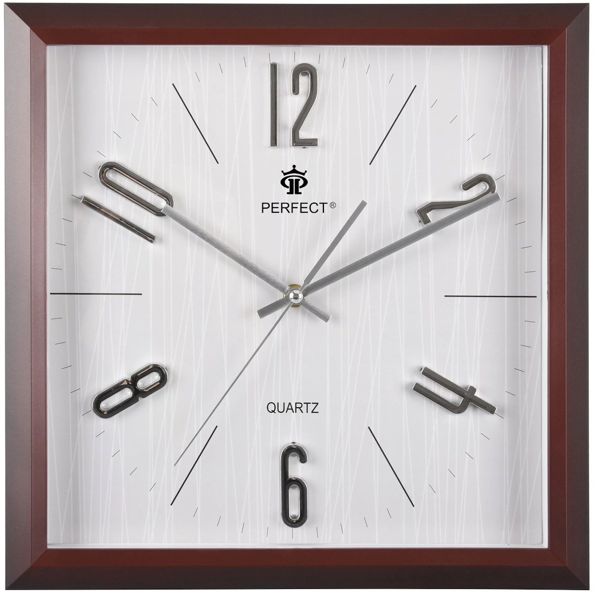 Perfect Zegar ścienny PW354-1700-1 brązowy 35 cm