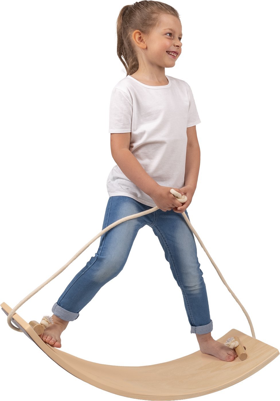 KiddyMoon KiddyMoon Deska balansująca BB-004 natural 83x29,5x1,7 Zabawka sportowa