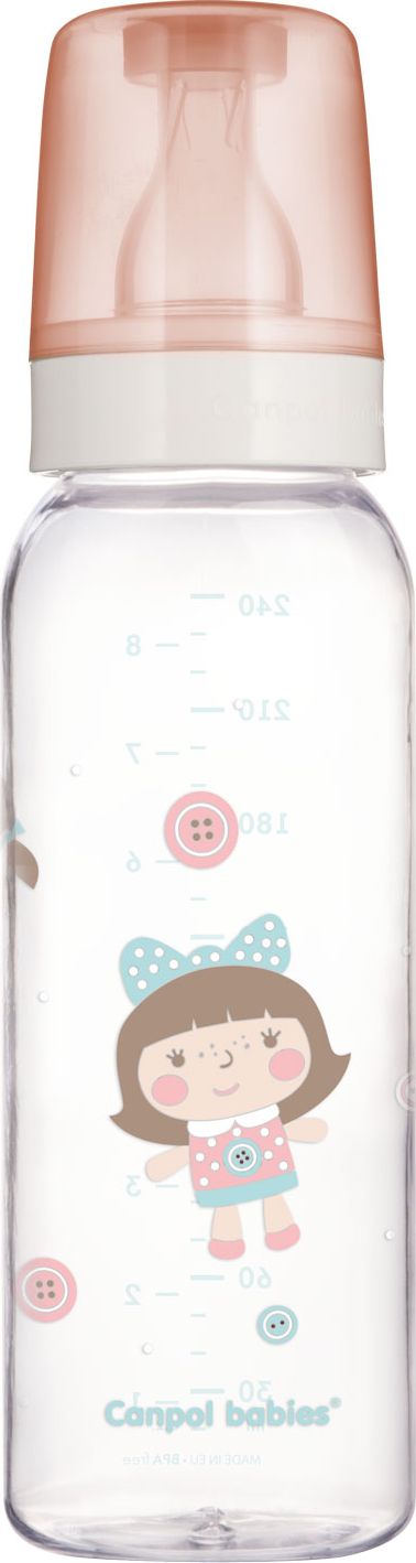 Canpol Butelka szklana wąska 240 ml Toys Lalka 42/201 Canpol babies