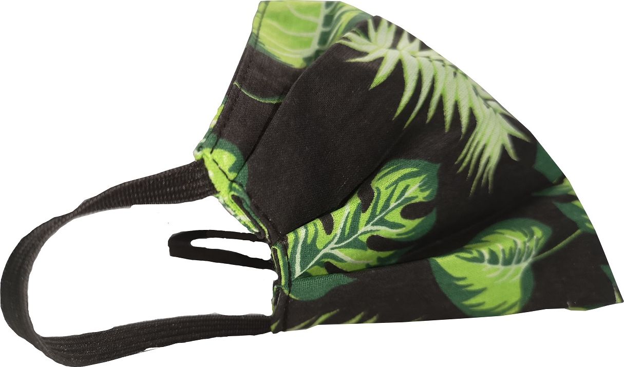 Matpol Maseczka ochronna 2-warstwowa street wielokrotnego użytku liście