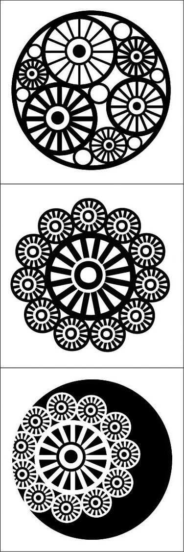 Aladine Stempel 3 w 1 Koronki