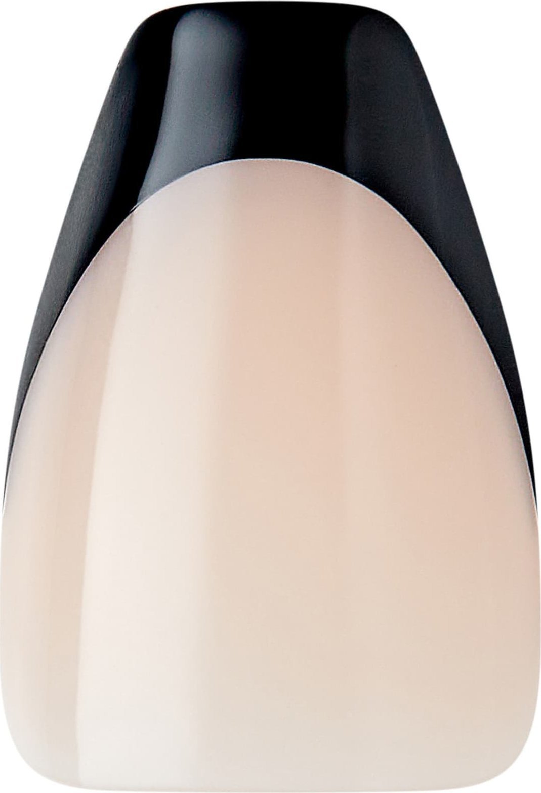 Kiss KISS Sztuczne paznokcie na klej Salon Acrylic French, Flame, Black, Short Coffin