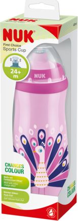 NUK Kubek 450 ml Sports Cup Paw róż 255577 Nuk