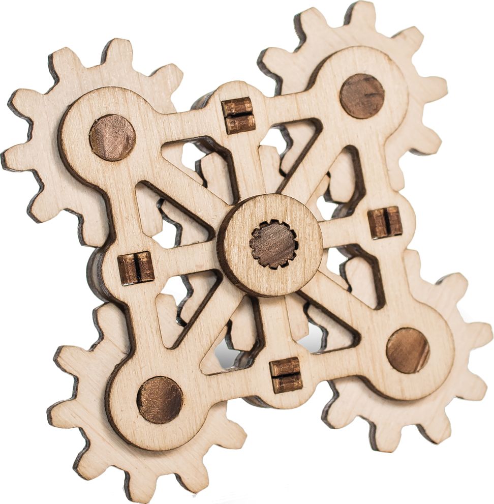 EcoWoodArt EWA Drewniane Puzzle 3D Mini Twister