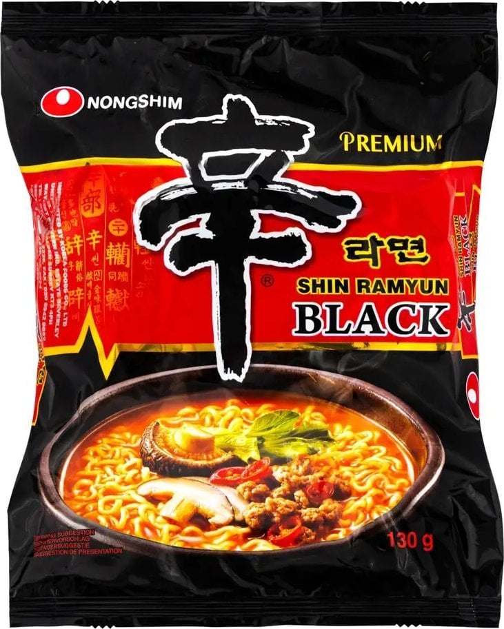 Nongshim BLACK Shin ramyun ramen Premium 130g