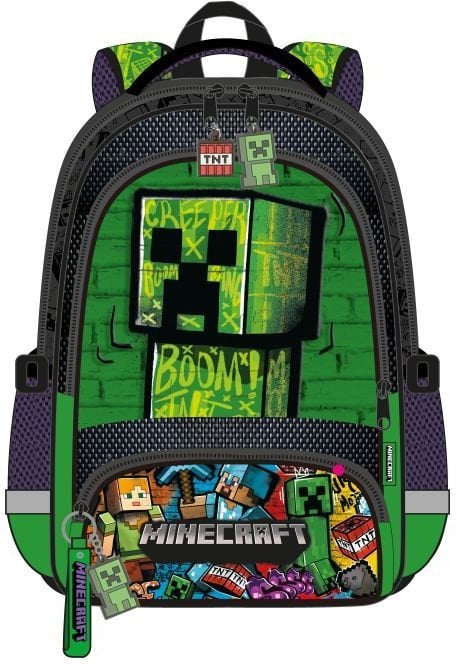 Plecak Do Szkoły Na Wycieczkę Dla Dziecka Dziecięcy Szkolny / Minecraft 3d / Mc00050