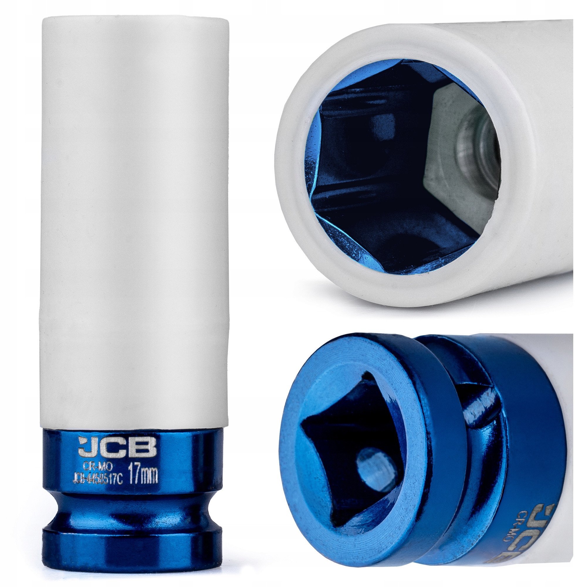 JCB Nasadka głęboka do alufelg z tuleją zabezpieczającą 17mm 1/2"