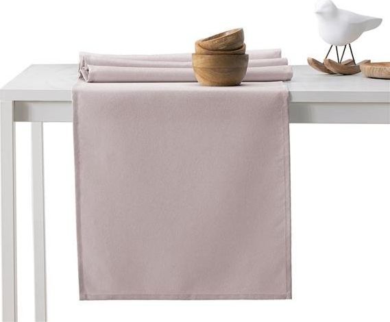 AmeliaHome Bieżnik plamoodporny EMPIRE POWDERPINK 30X100 AmeliaHome